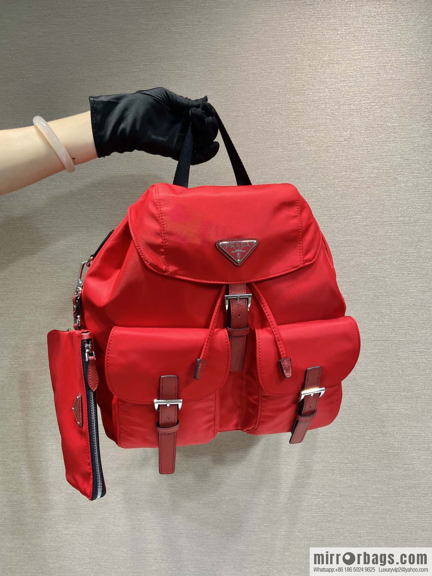 PRADA 🎉 new backpack 🎉 1BZ811 👍👍 new color