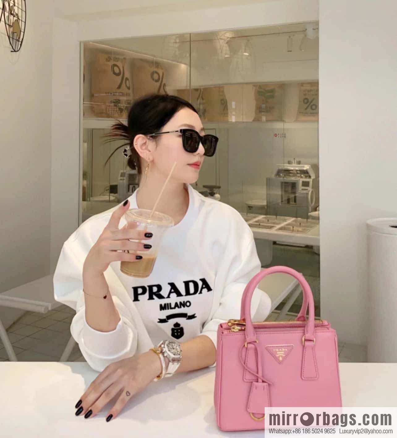 PRADA mini Killer Bag 🎉 1BA906 pink