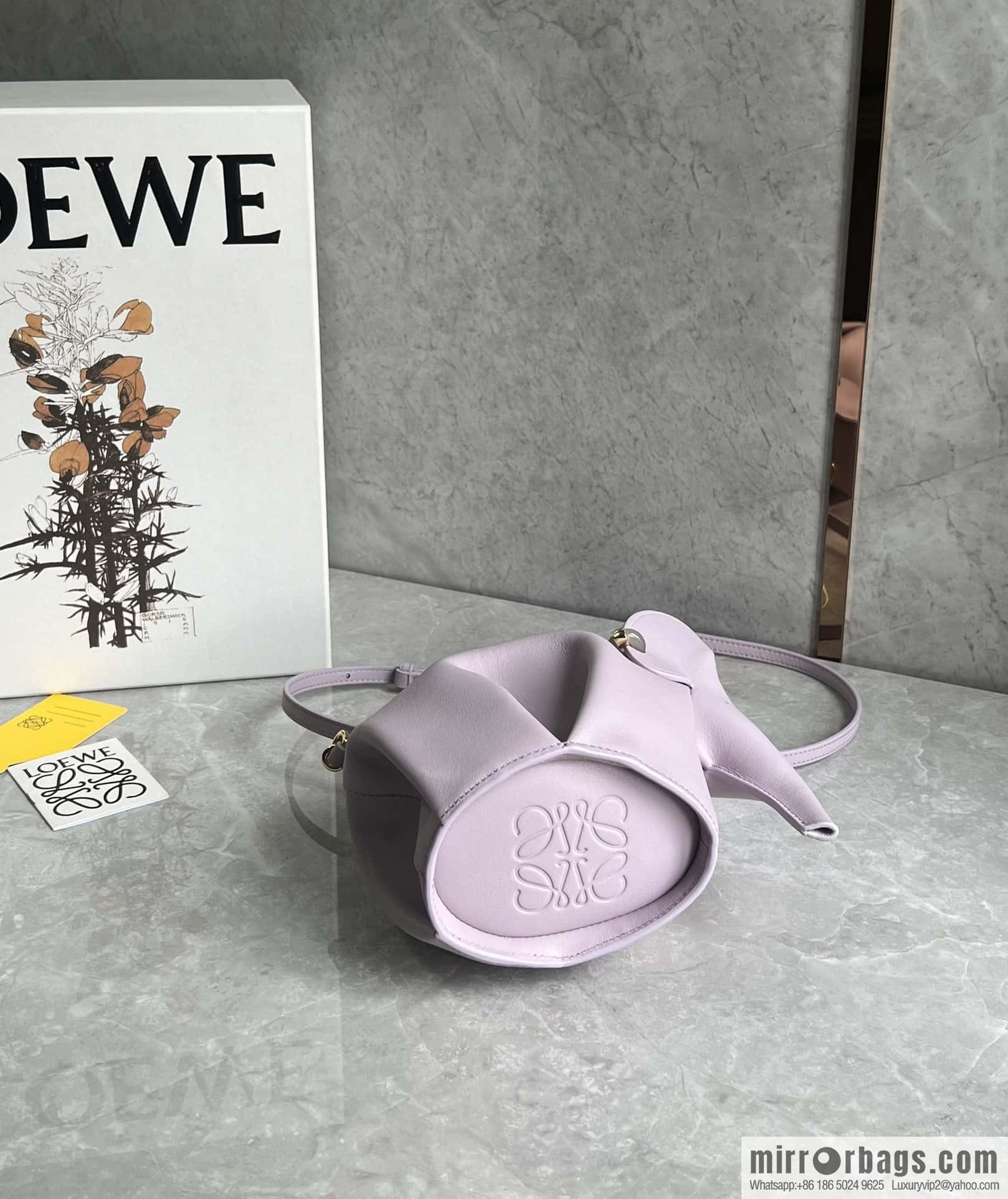 LOEWE's latest jade series baby elephant bag 0192 purple