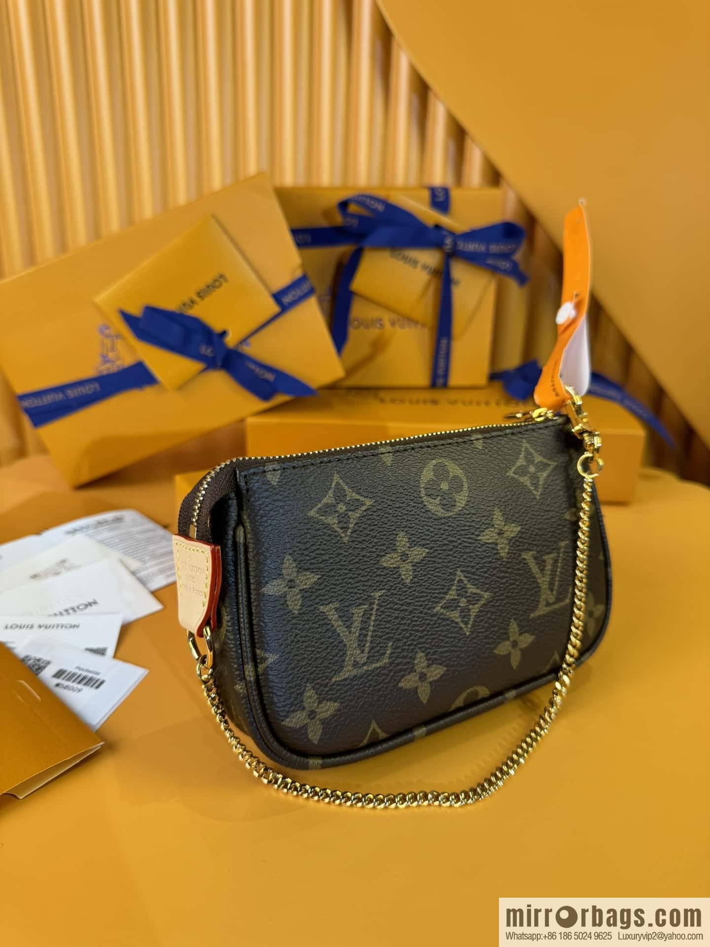 LV MINI POCHETTE ACCESSOIRES clutch bag M58009 Premium
