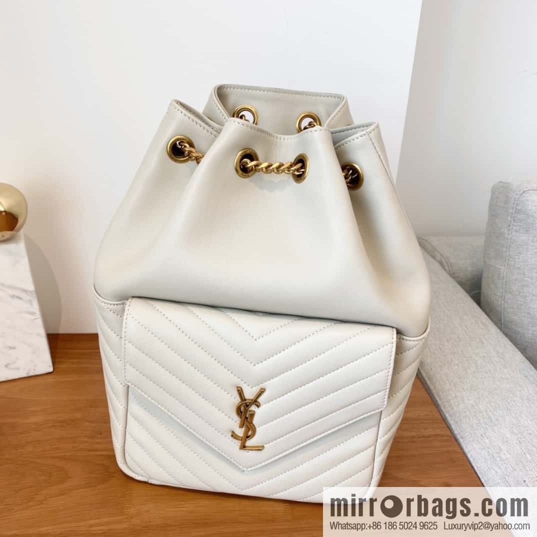 YSL _ backpack milk white 🤍 672609
