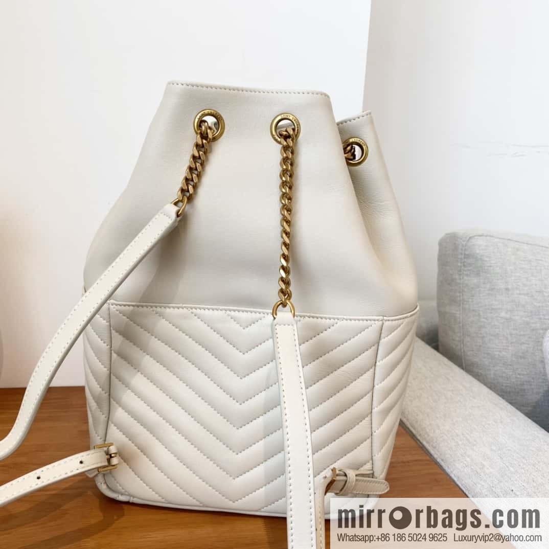 YSL _ backpack milk white 🤍 672609