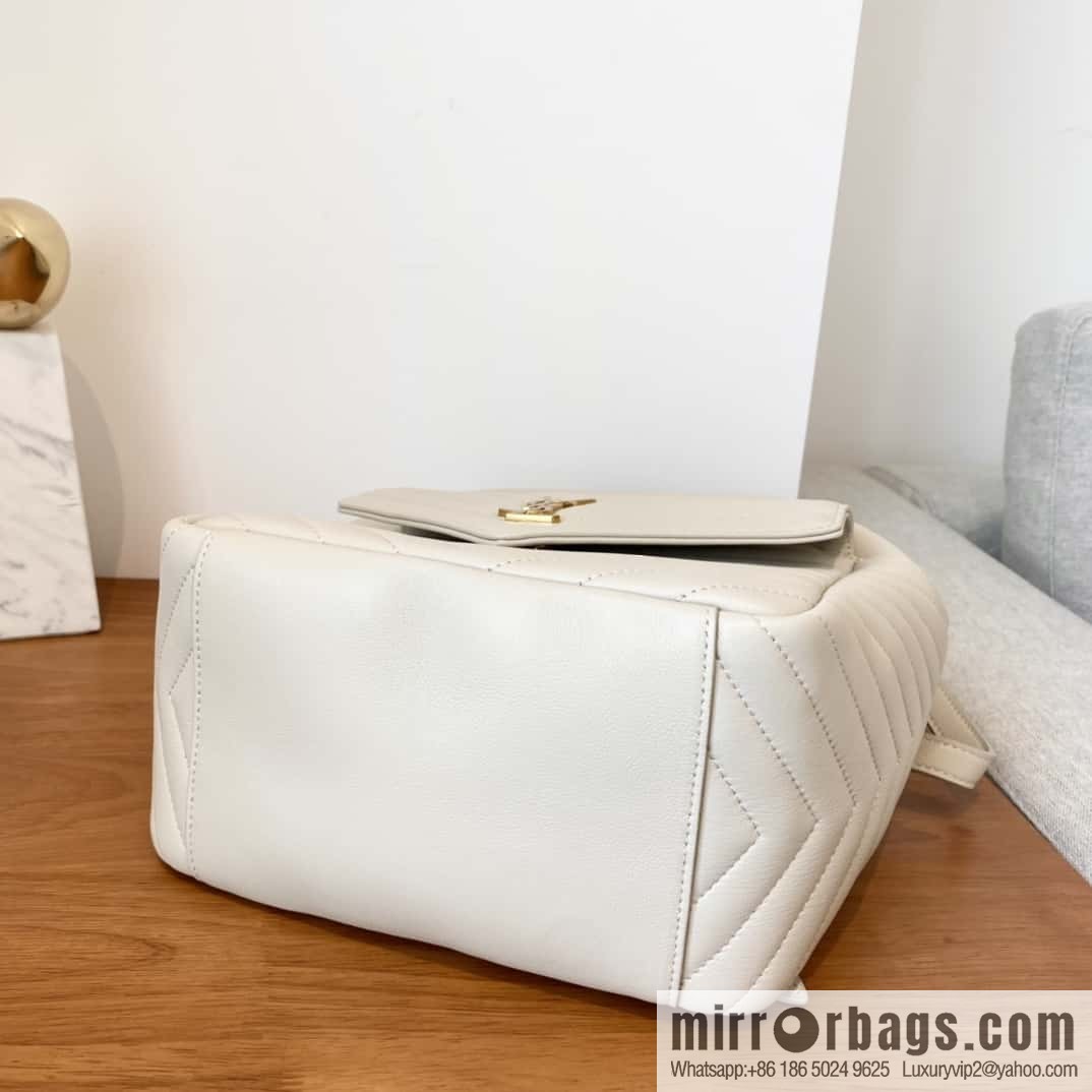 YSL _ backpack milk white 🤍 672609