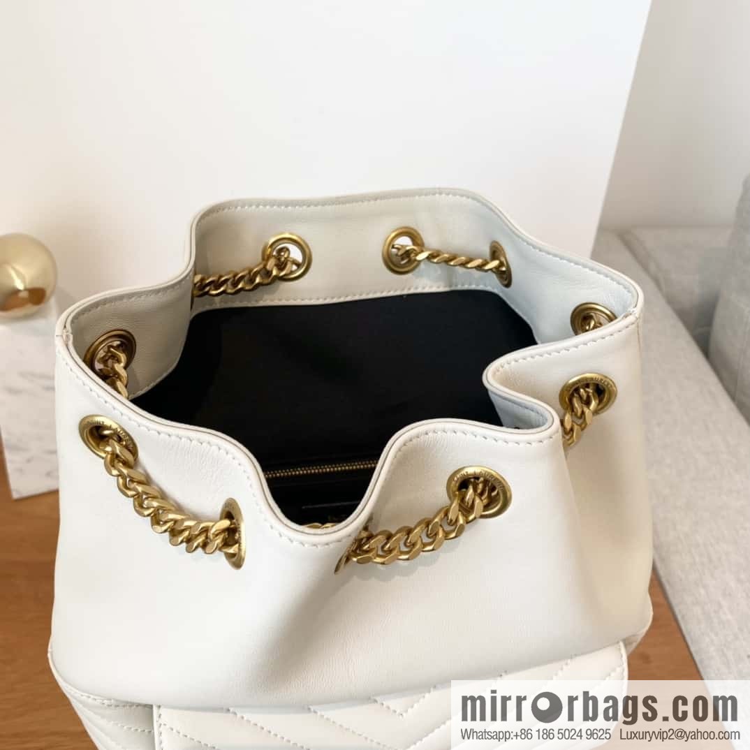 YSL _ backpack milk white 🤍 672609