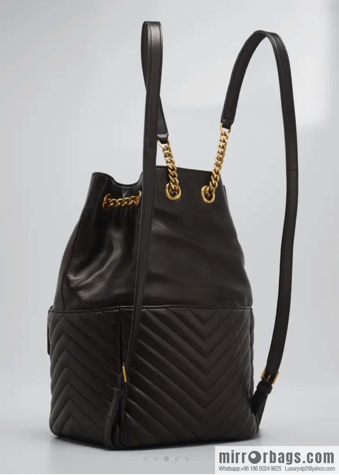 YSL _ backpack black 🎵 672609