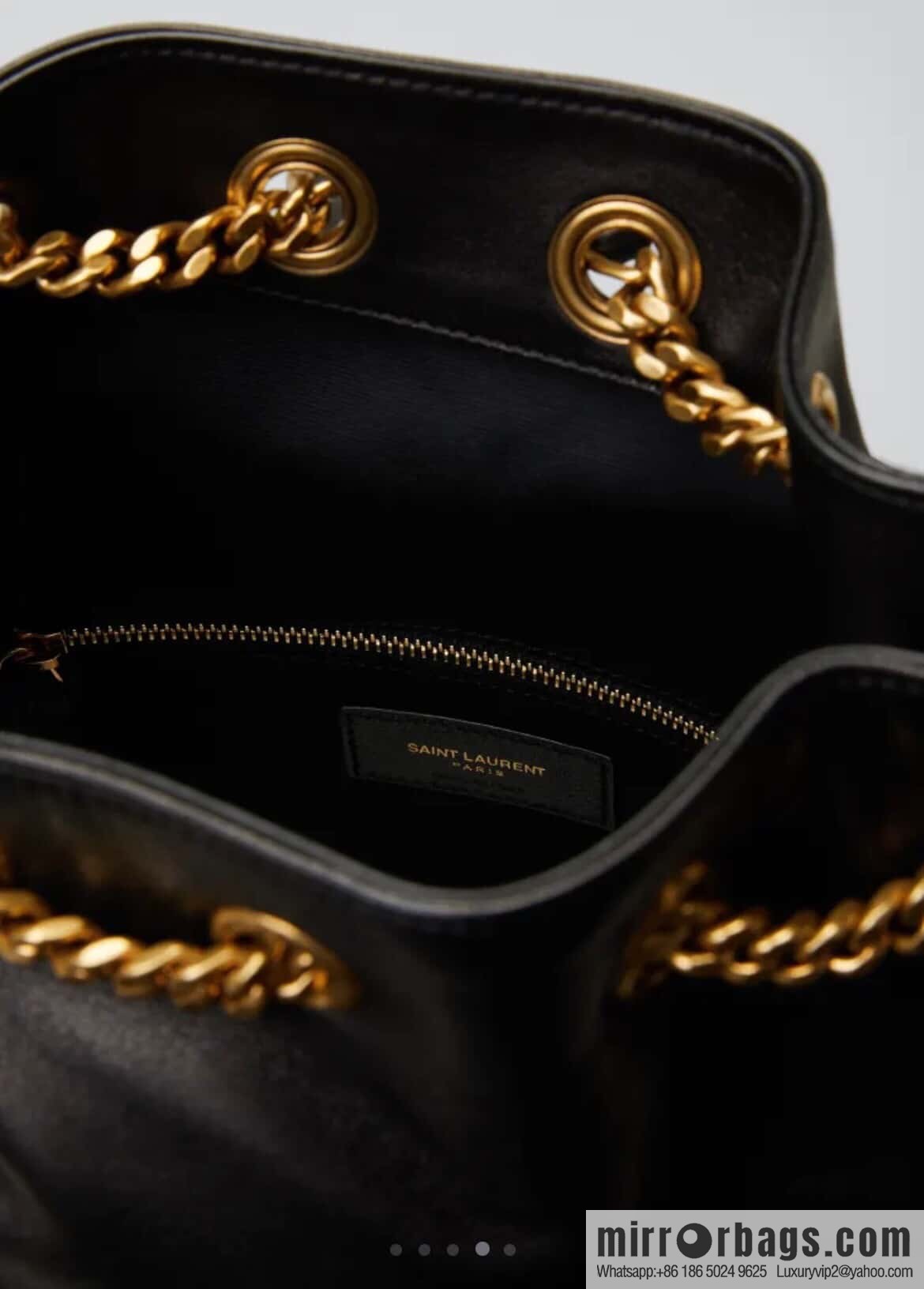 YSL _ backpack black 🎵 672609