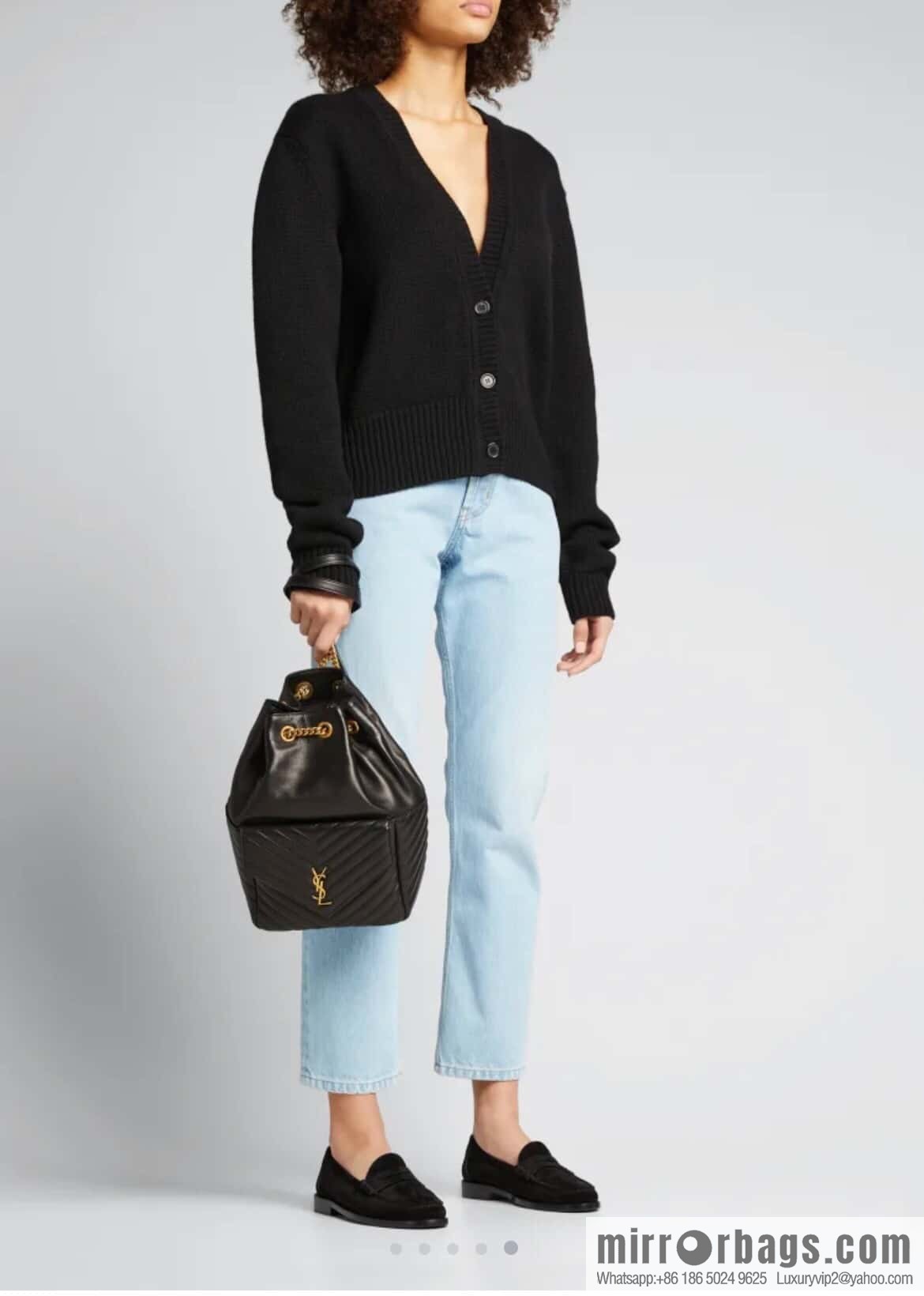 YSL _ backpack black 🎵 672609