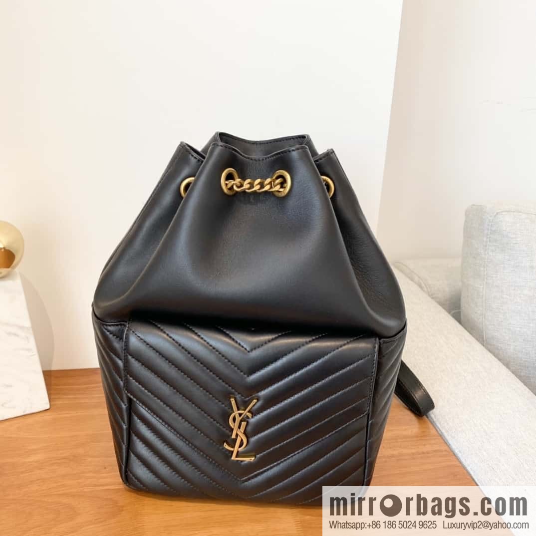 YSL _ backpack black 🎵 672609