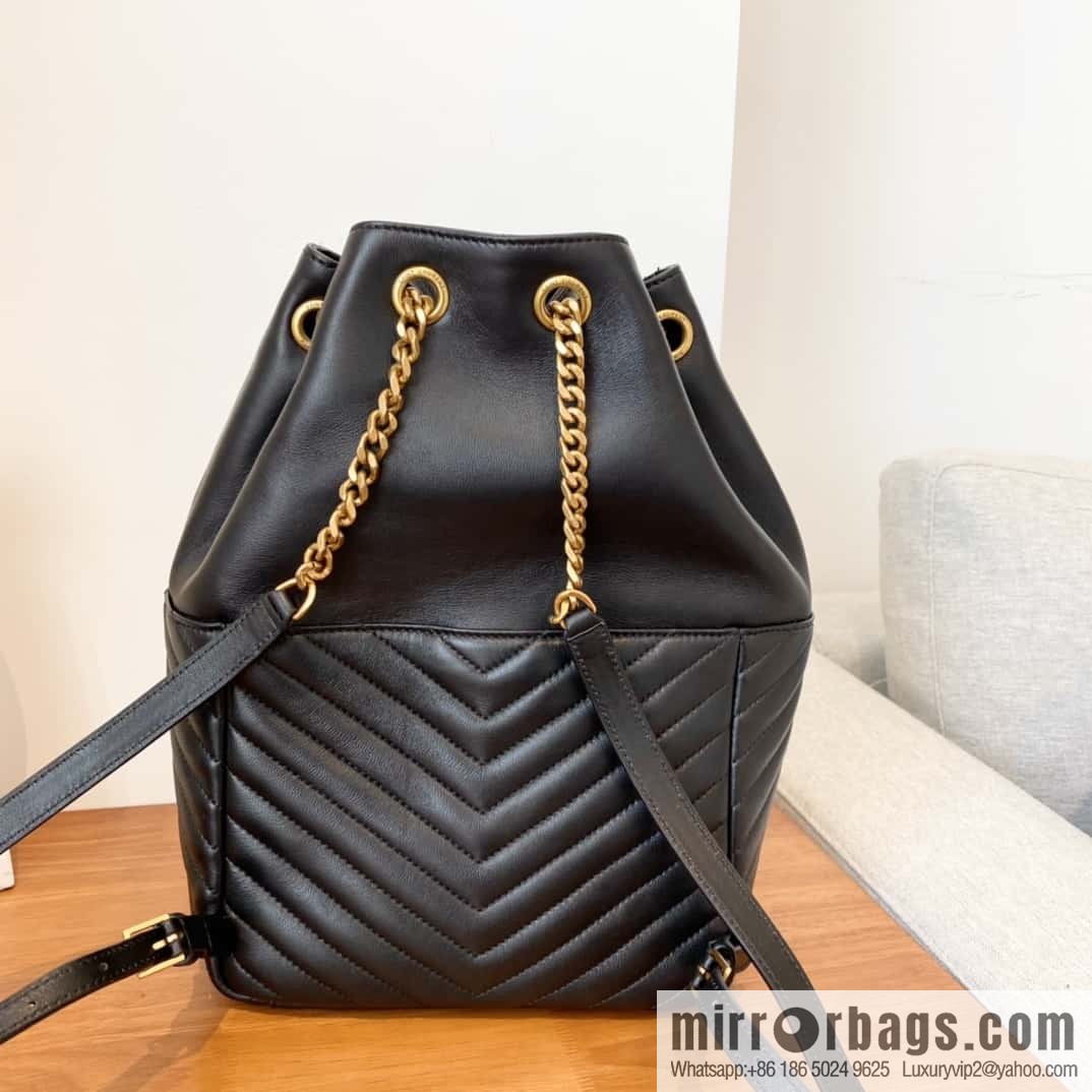 YSL _ backpack black 🎵 672609