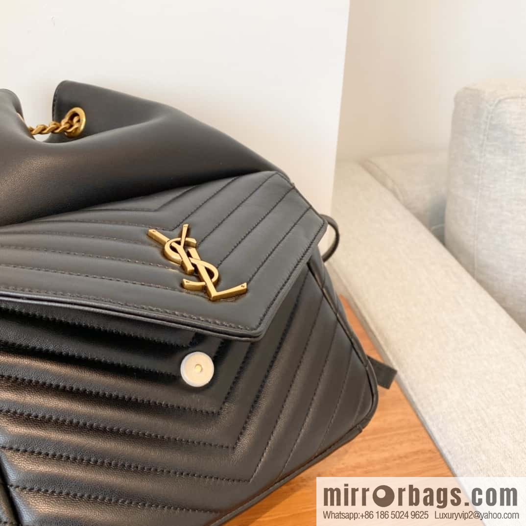 YSL _ backpack black 🎵 672609