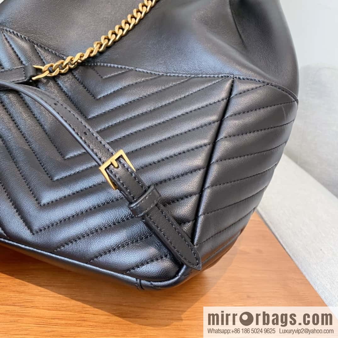 YSL _ backpack black 🎵 672609