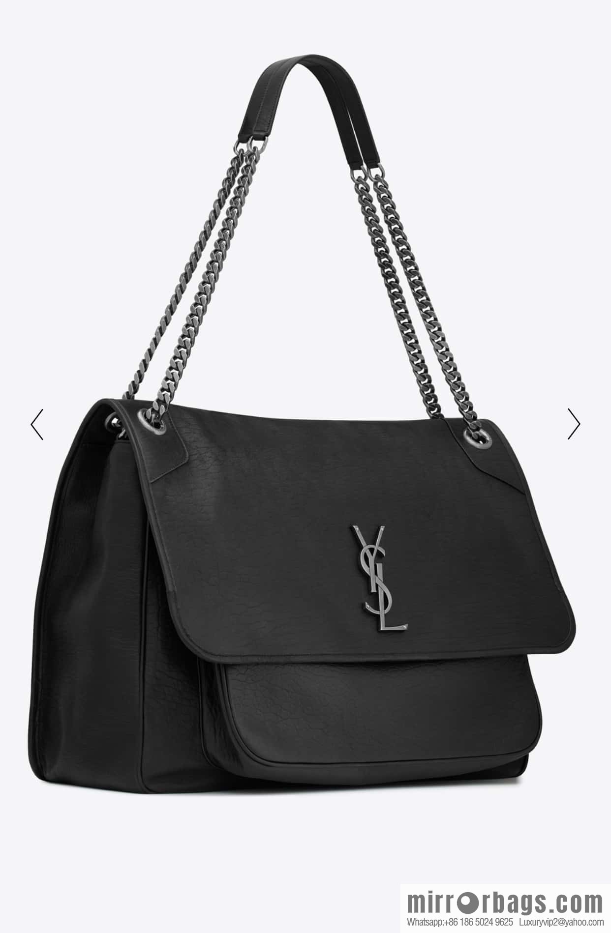 YSL counter most 🆕 sheepskin black silver 755857