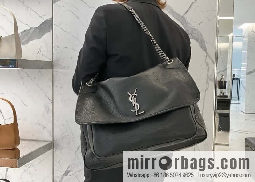 YSL counter most 🆕 sheepskin black silver 755857