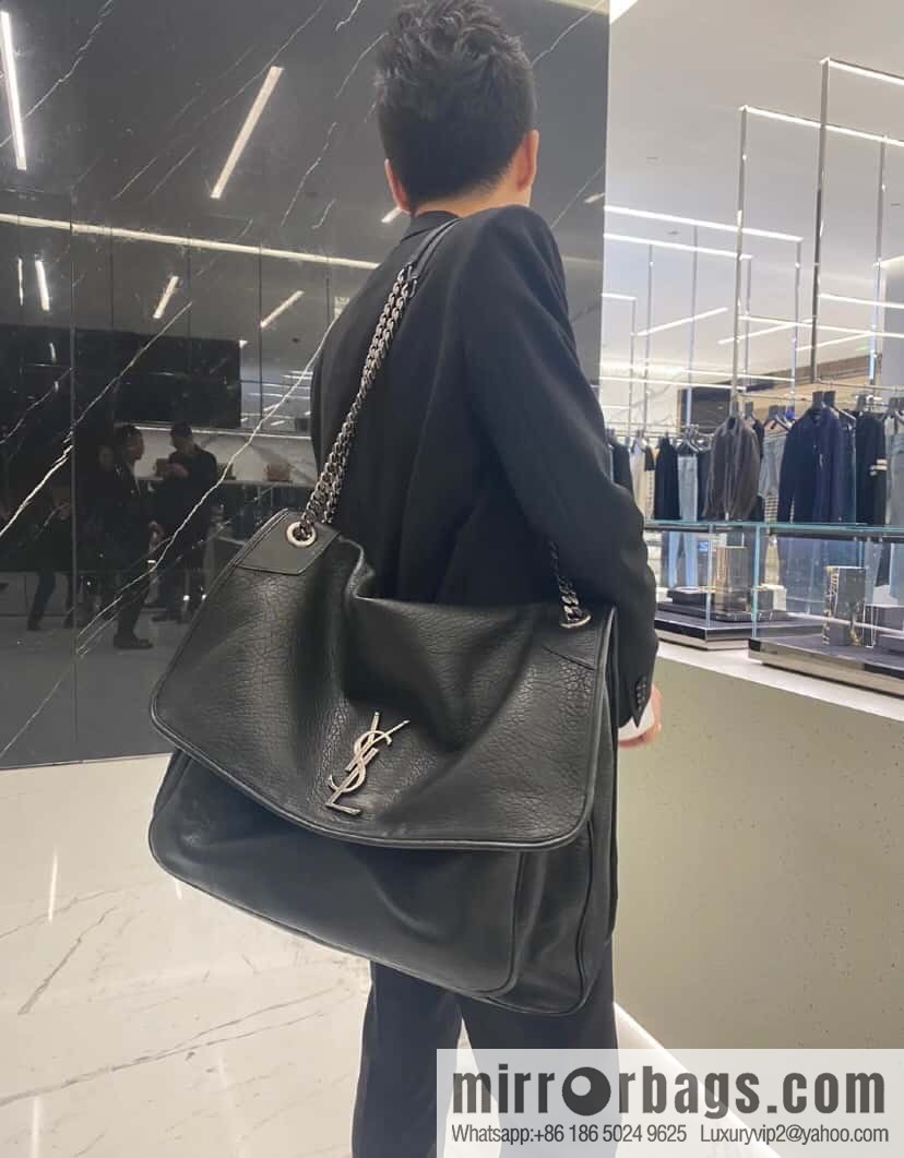 YSL counter most 🆕 sheepskin black silver 755857