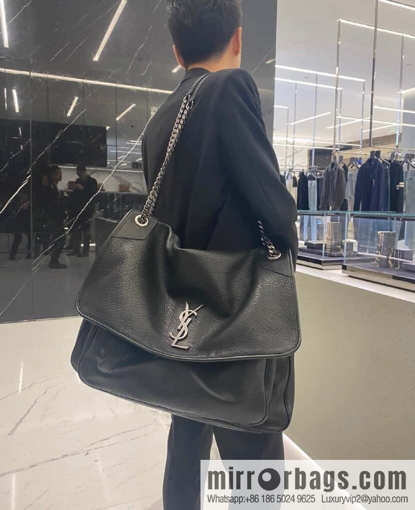 YSL counter most 🆕 sheepskin black silver 755857