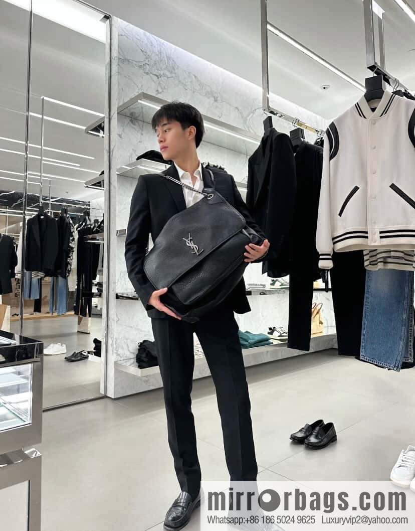 YSL counter most 🆕 sheepskin black silver 755857