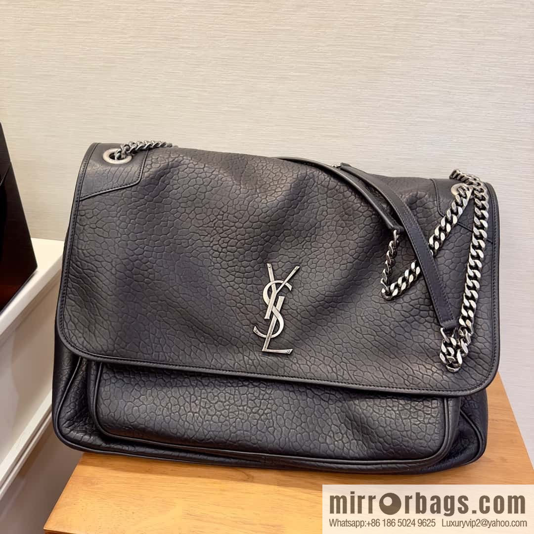 YSL counter most 🆕 sheepskin black silver 755857