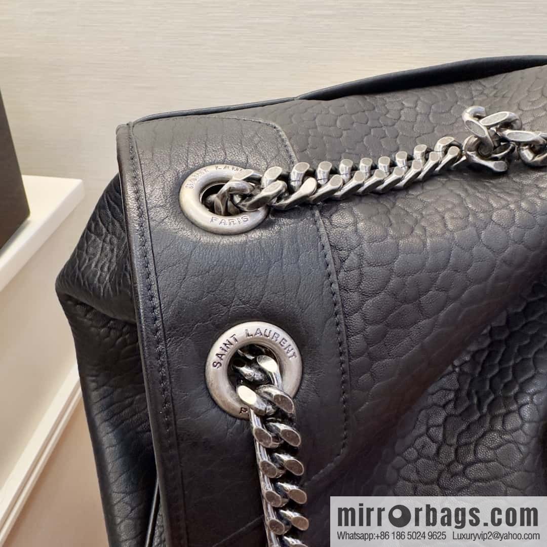 YSL counter most 🆕 sheepskin black silver 755857