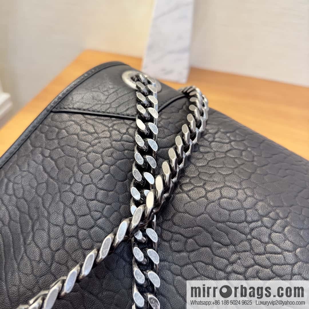 YSL counter most 🆕 sheepskin black silver 755857