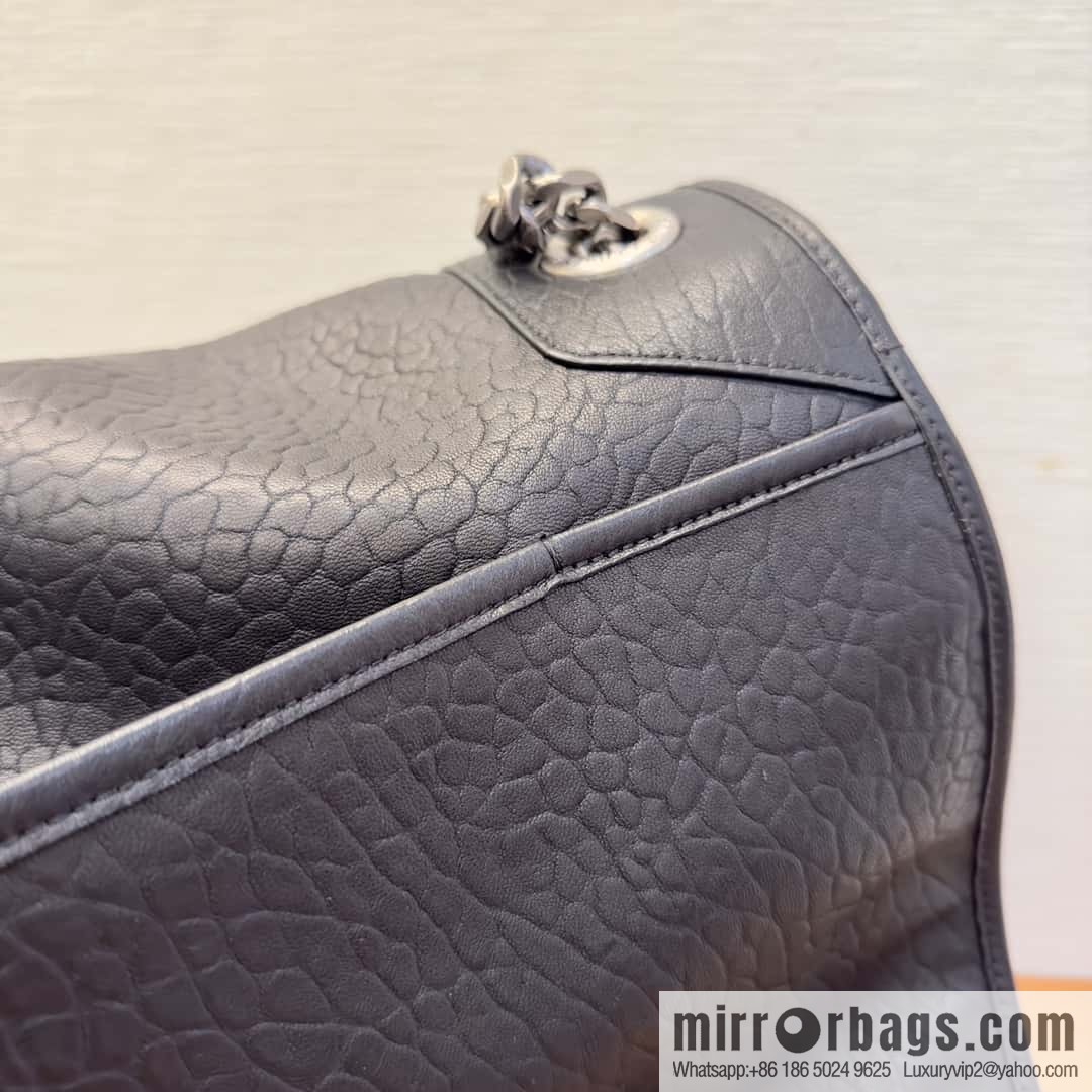 YSL counter most 🆕 sheepskin black silver 755857