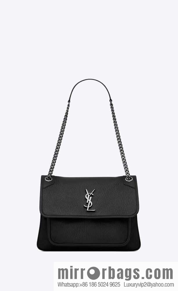 YSL counter most 🆕 sheepskin black silver 633178