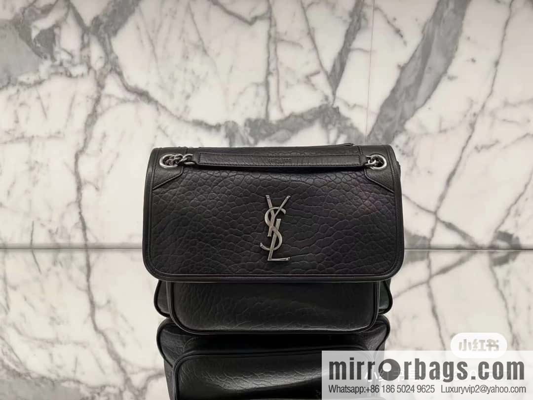YSL counter most 🆕 sheepskin black silver 633178