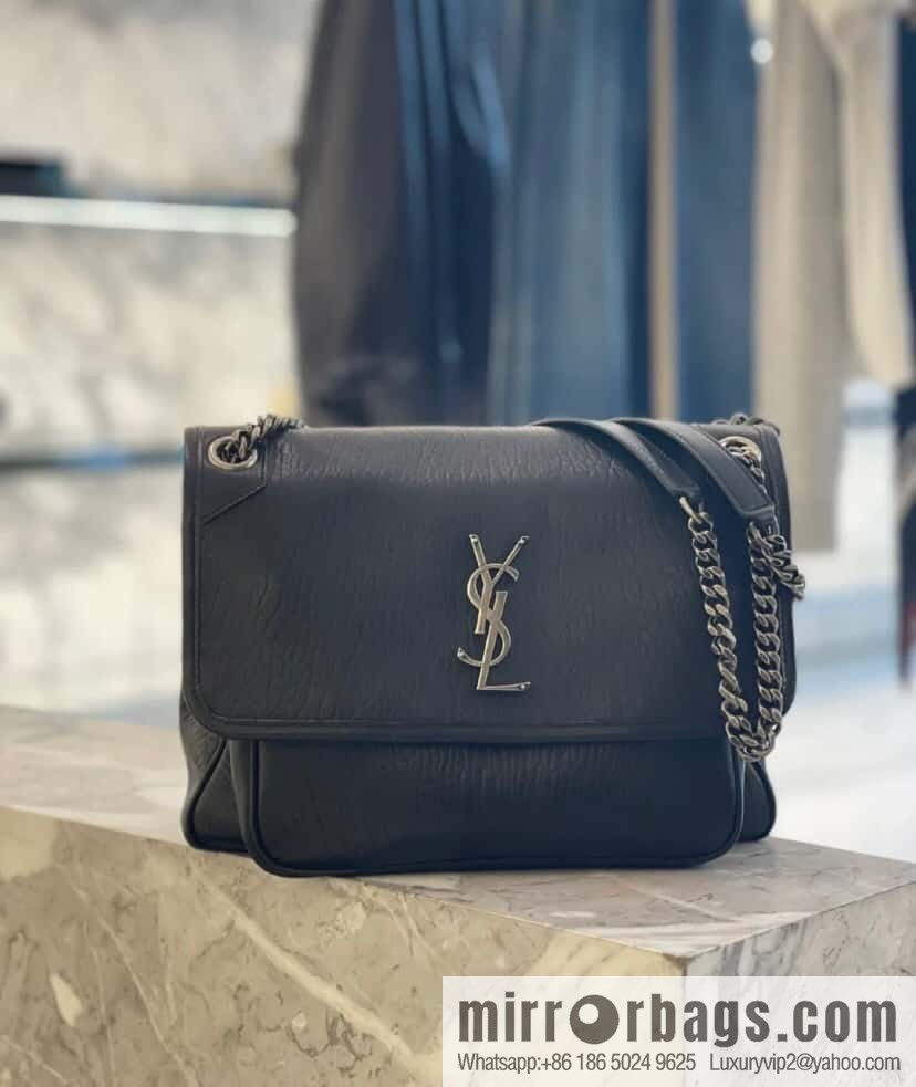 YSL counter most 🆕 sheepskin black silver 633178