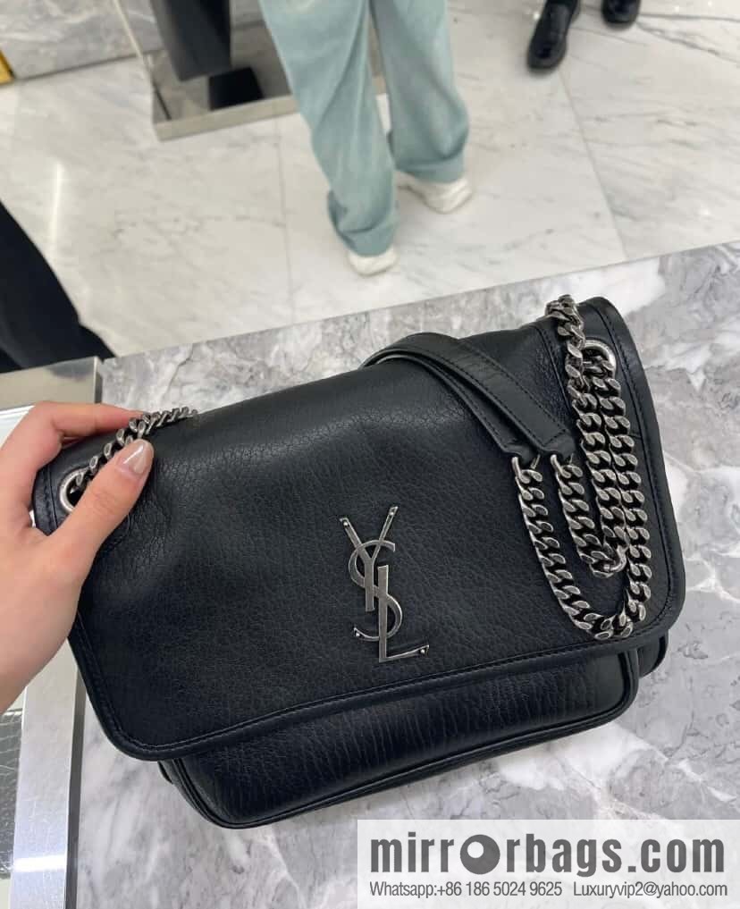 YSL counter most 🆕 sheepskin black silver 633178