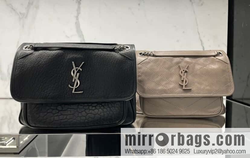 YSL counter most 🆕 sheepskin black silver 633178