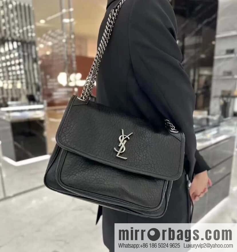 YSL counter most 🆕 sheepskin black silver 633178