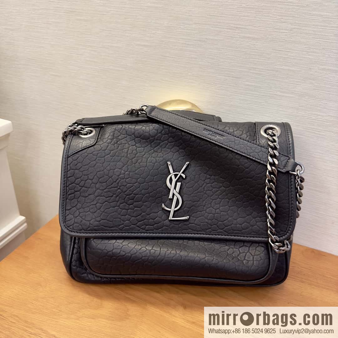 YSL counter most 🆕 sheepskin black silver 633178