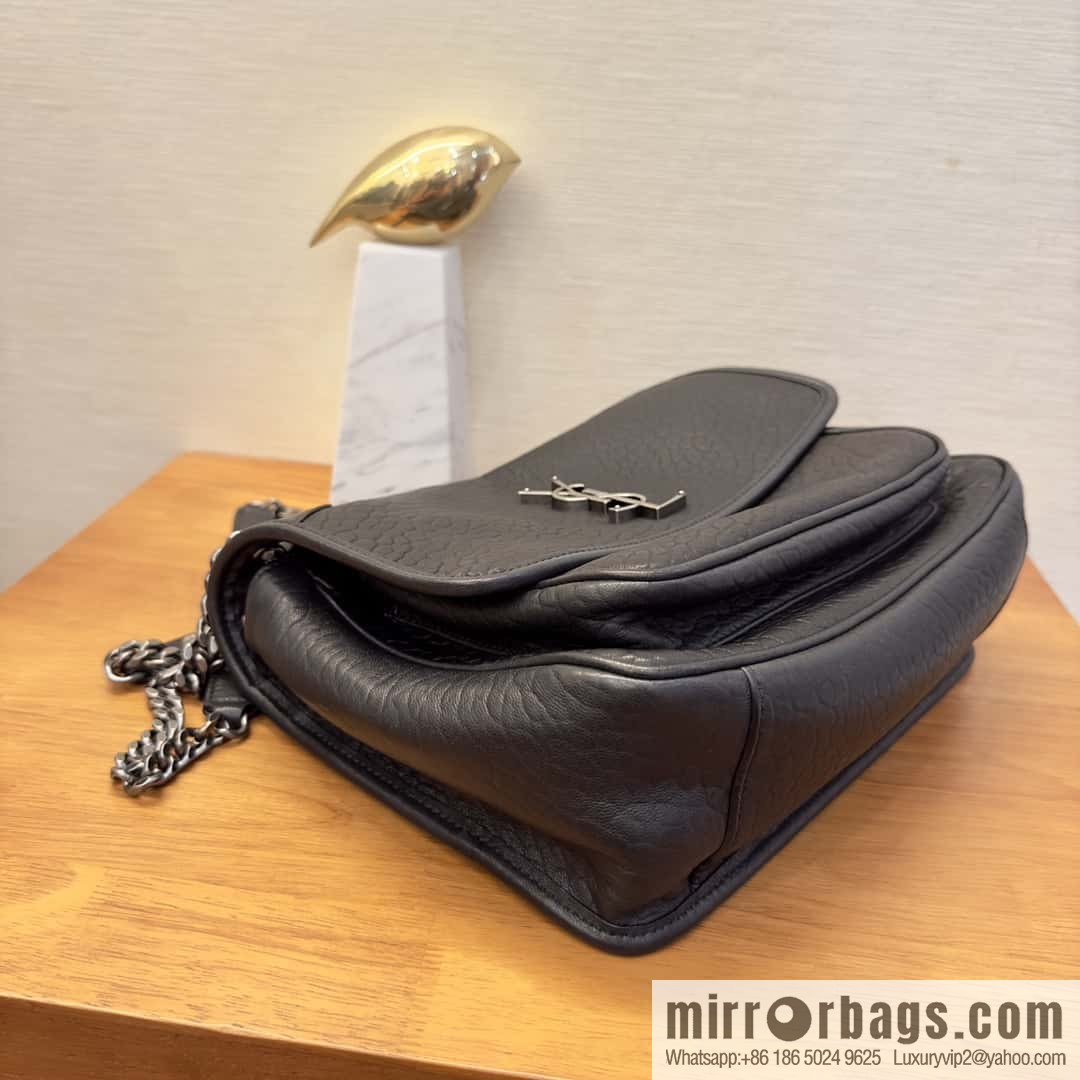 YSL counter most 🆕 sheepskin black silver 633178