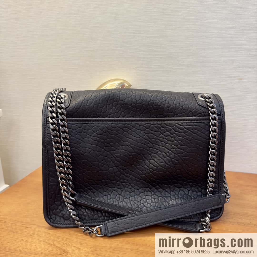 YSL counter most 🆕 sheepskin black silver 633178