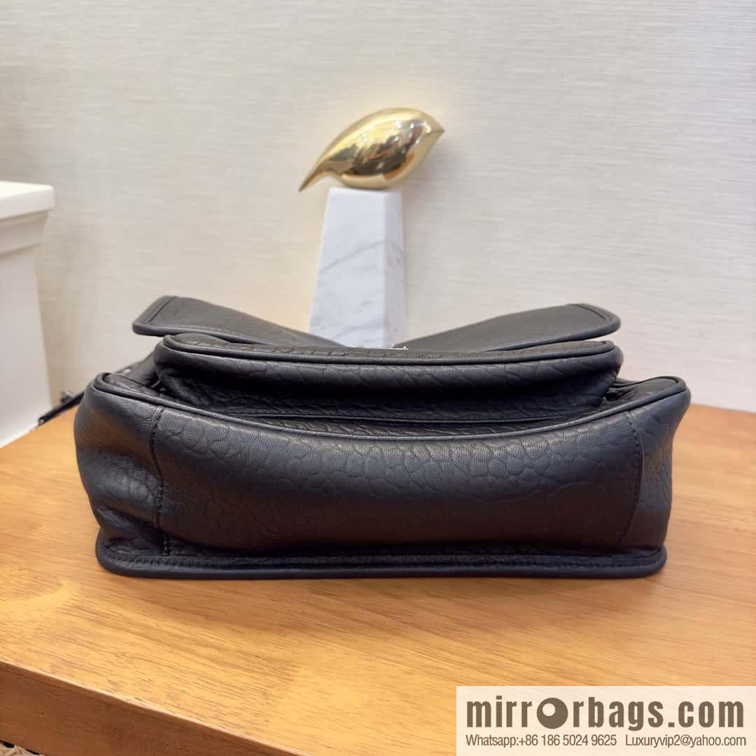 YSL counter most 🆕 sheepskin black silver 633178