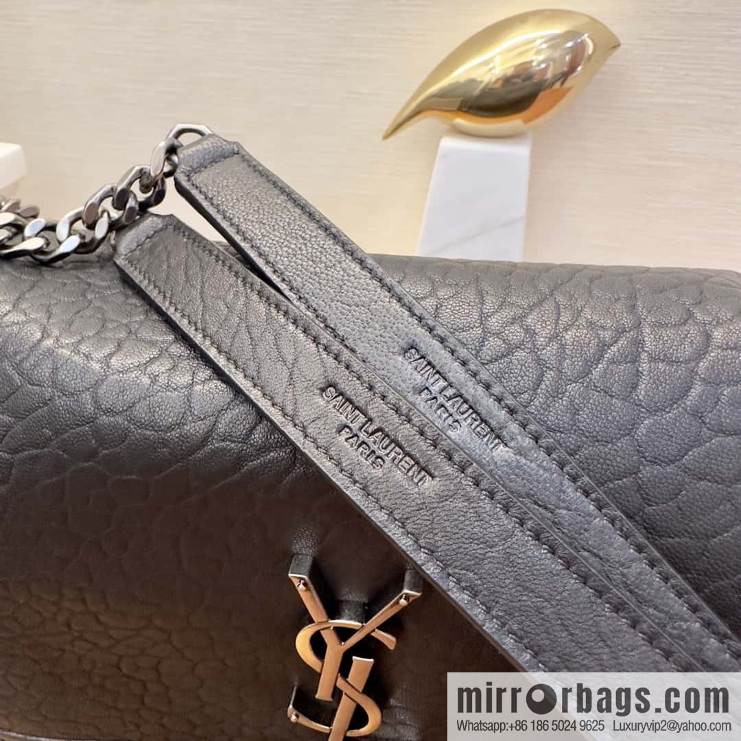 YSL counter most 🆕 sheepskin black silver 633178