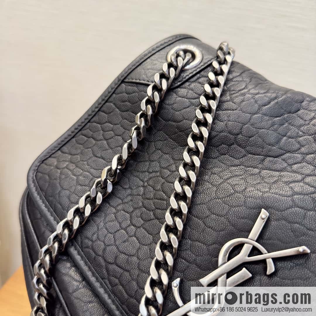 YSL counter most 🆕 sheepskin black silver 633178