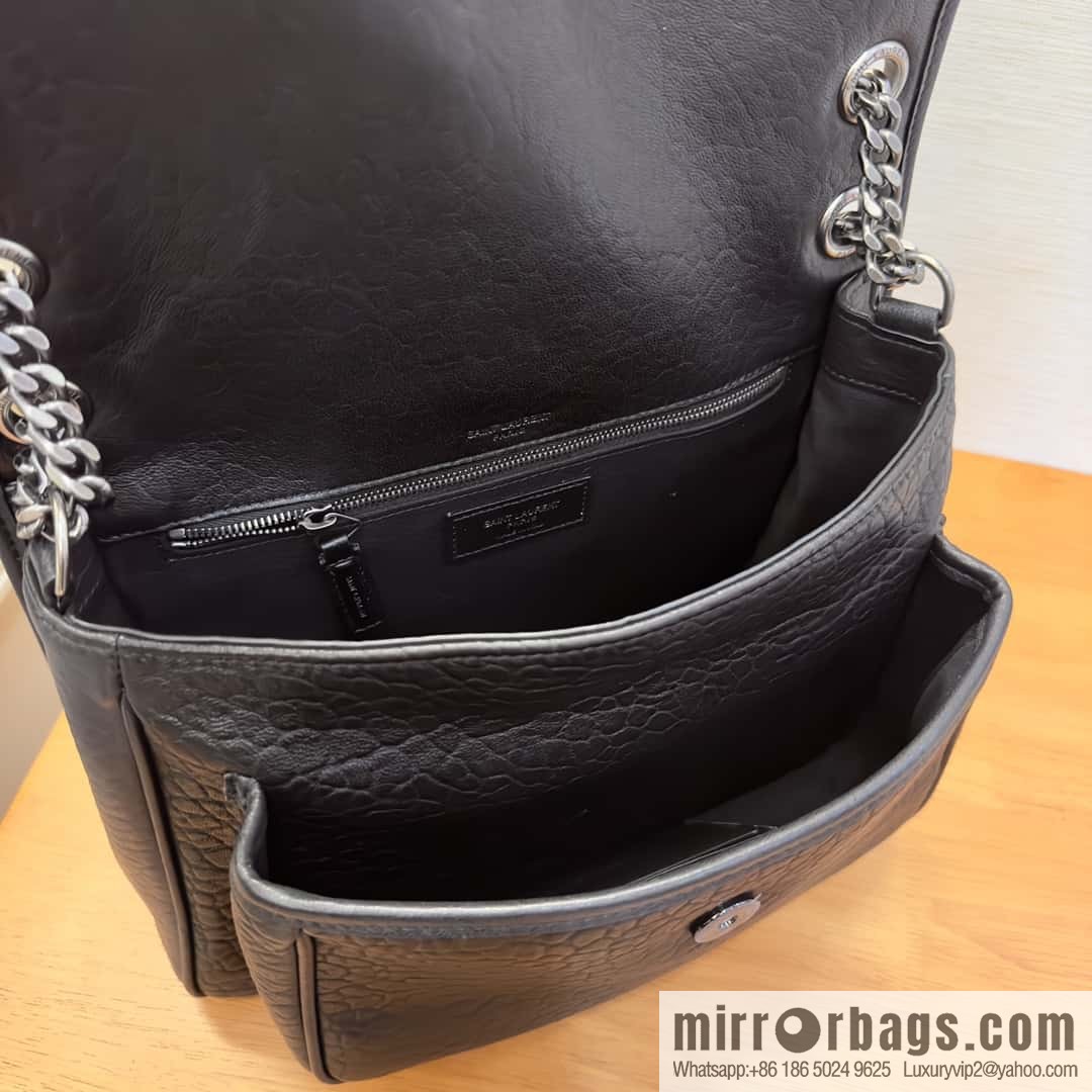 YSL counter most 🆕 sheepskin black silver 633178
