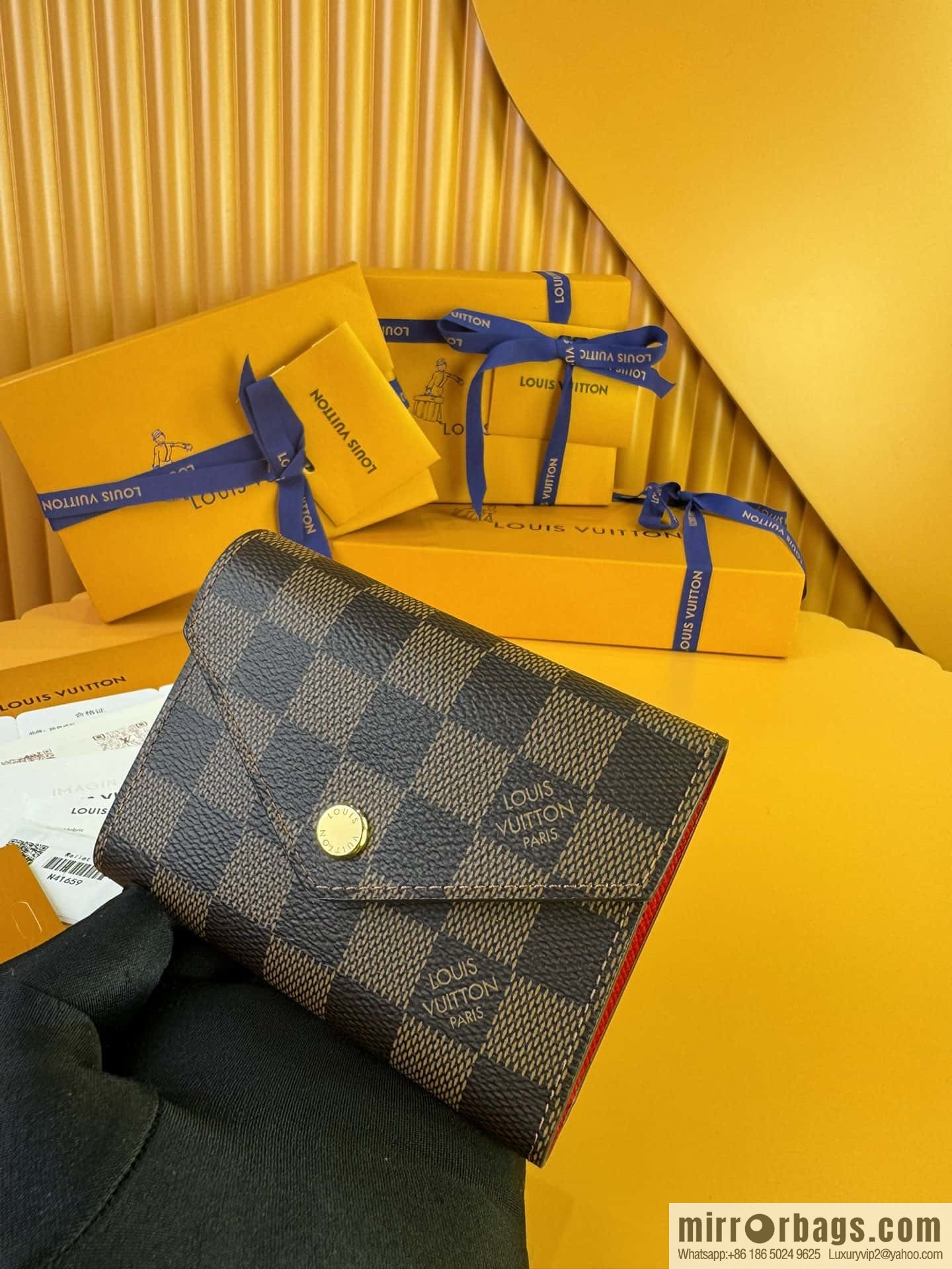 LV VICTORINE Wallet N41659 Premium