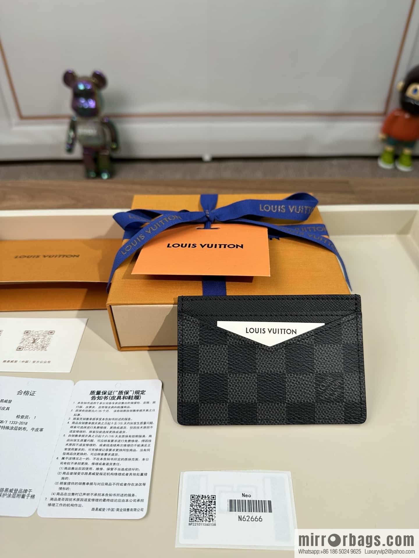 LV Néo card clip N62666 premium