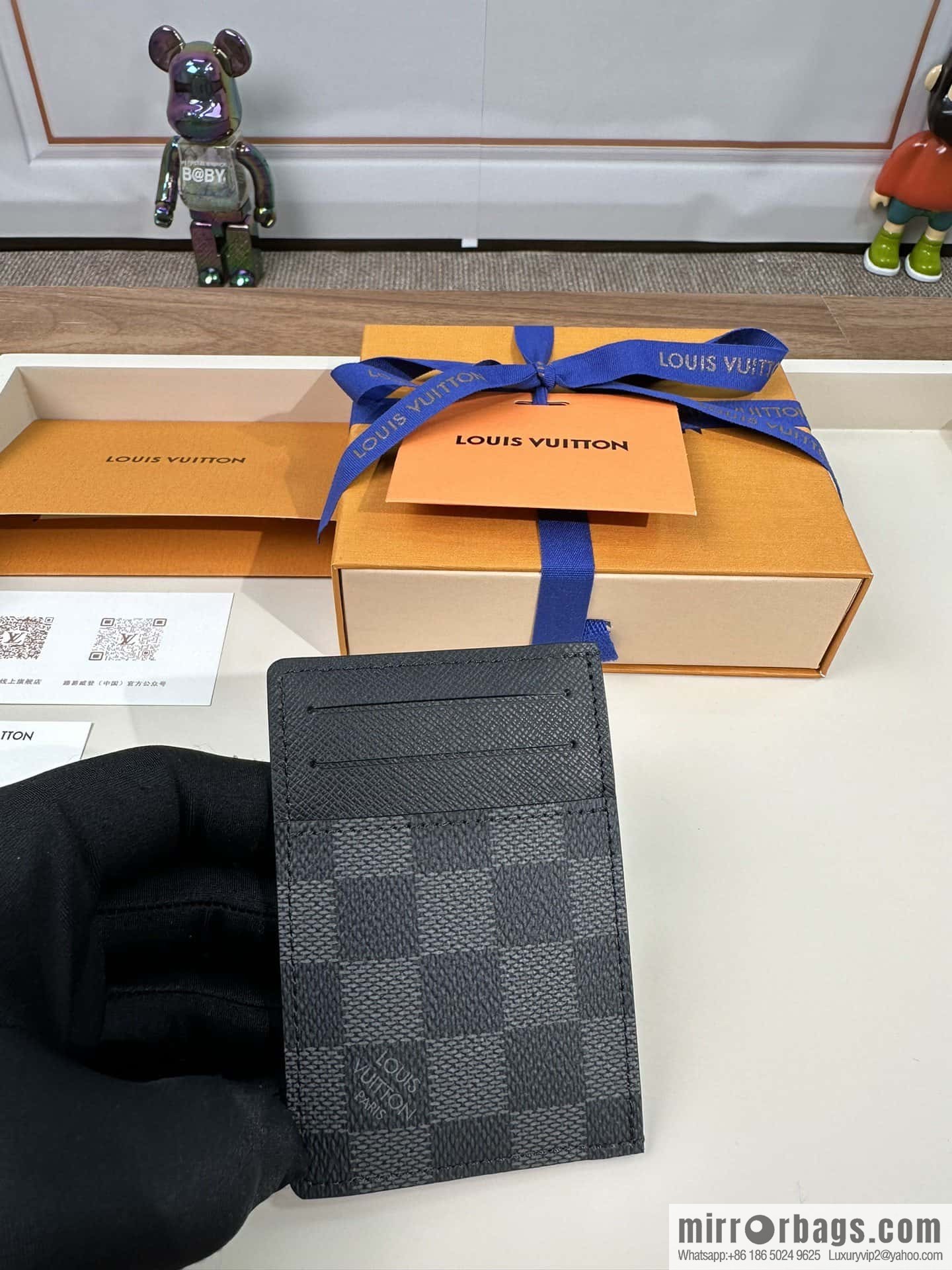LV Néo card clip N62666 premium