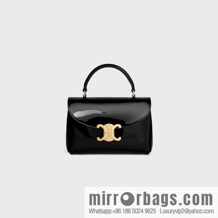 CELINE TEEN NINO lacquered cow leather handbag 118113