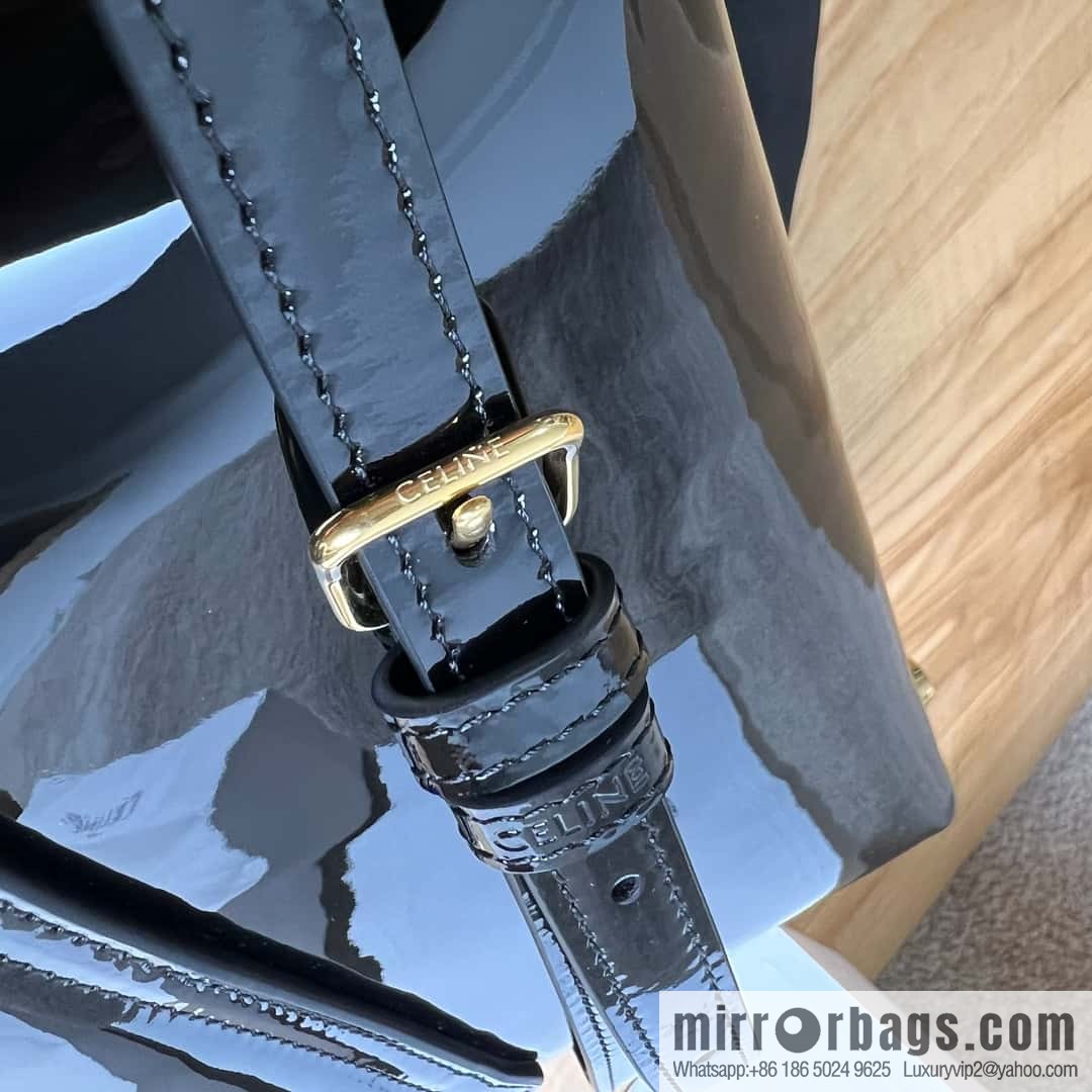 CELINE TEEN NINO lacquered cow leather handbag 118113