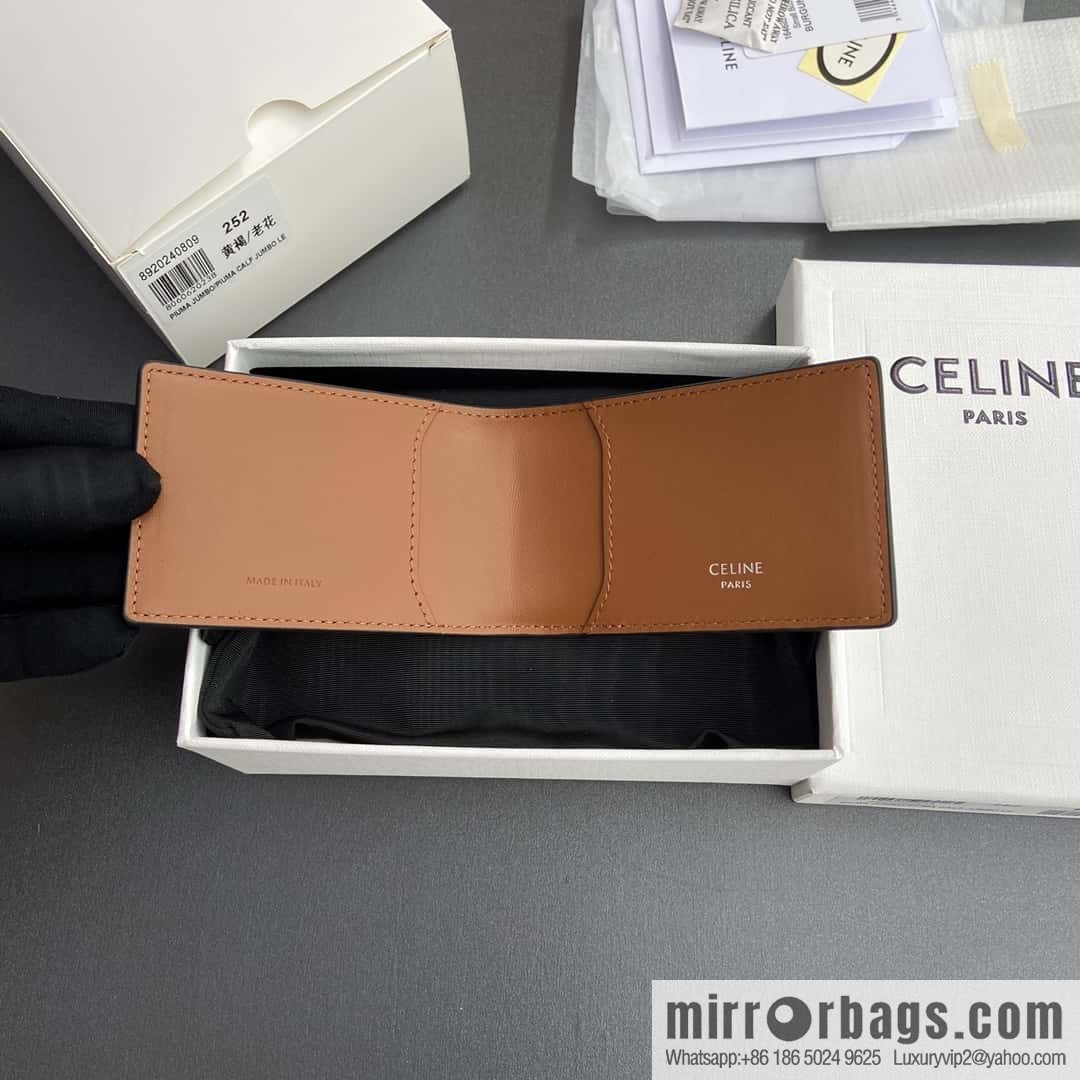CELINE TRIOMPHE logo printed card pack 10M252BZR.04LI