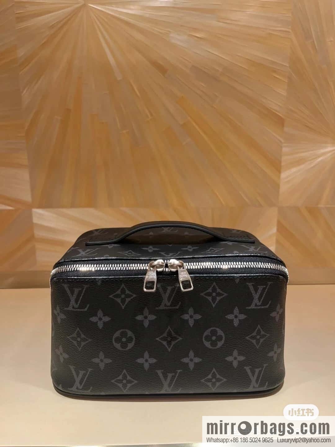[Boutique‑grade] M11750 black flower M11508 toilet bag clutch bag series TOILETRY BAG toilet bag