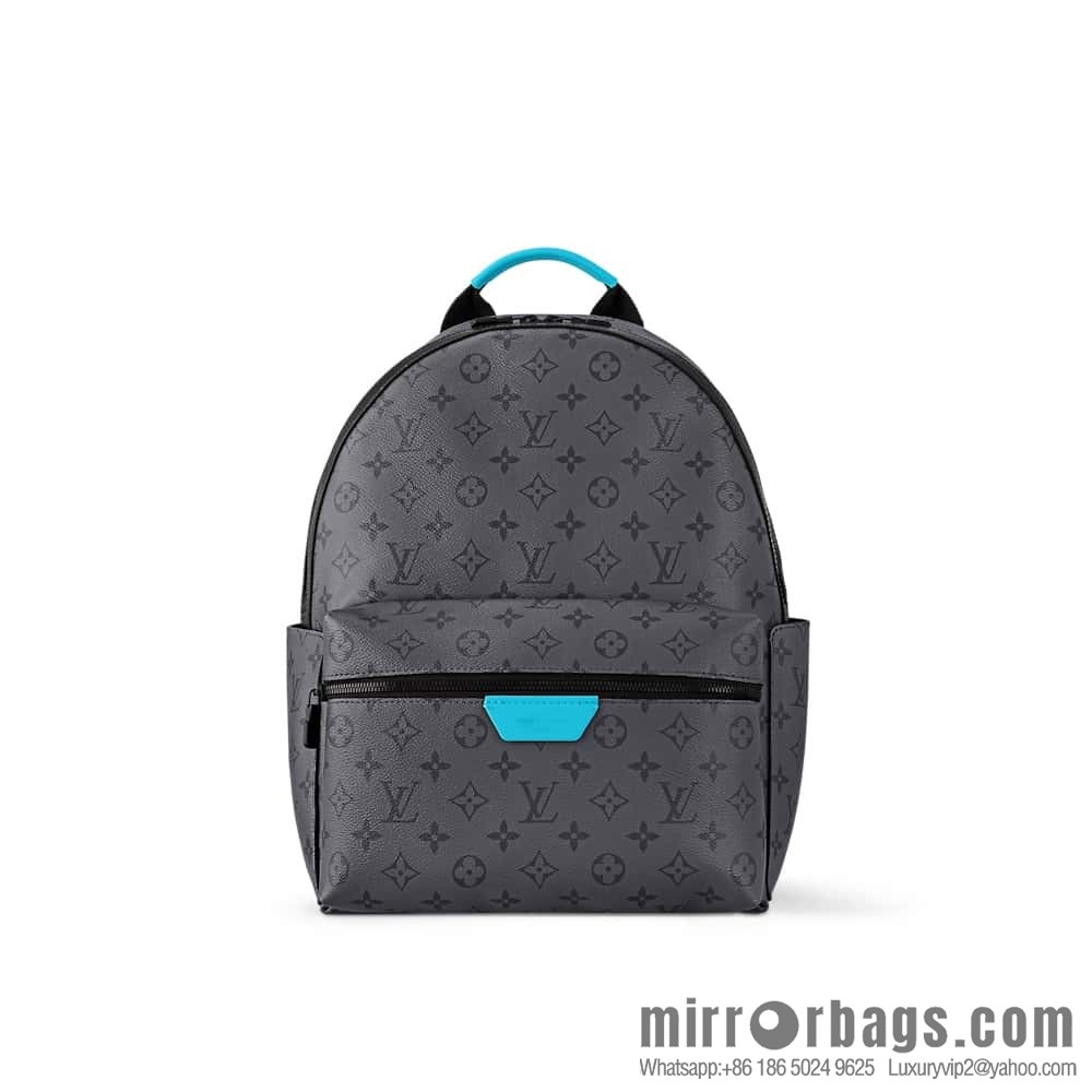 [Boutique‑grade] M11641 blue/silver flower, backpack series DISCOVERY small backpack.