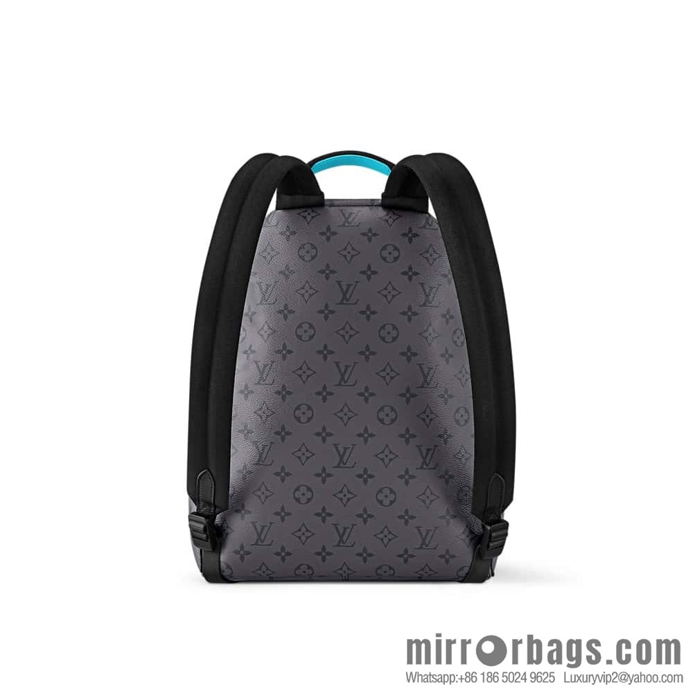 [Boutique‑grade] M11641 blue/silver flower, backpack series DISCOVERY small backpack.