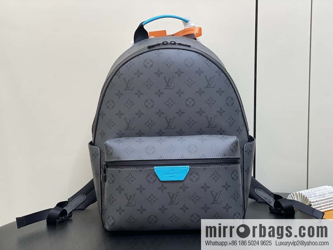 [Boutique‑grade] M11641 blue/silver flower, backpack series DISCOVERY small backpack.