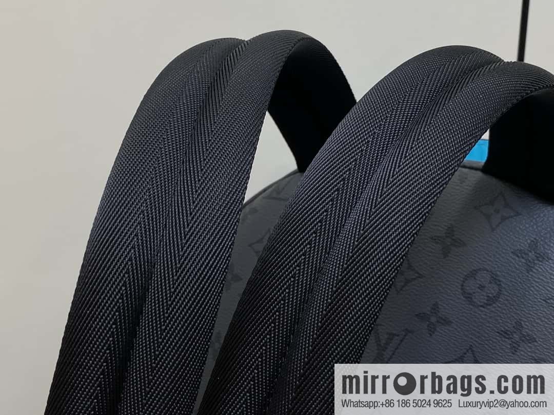 [Boutique‑grade] M11641 blue/silver flower, backpack series DISCOVERY small backpack.