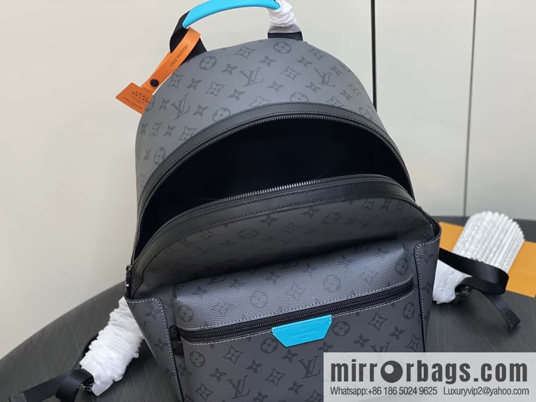[Boutique‑grade] M11641 blue/silver flower, backpack series DISCOVERY small backpack.