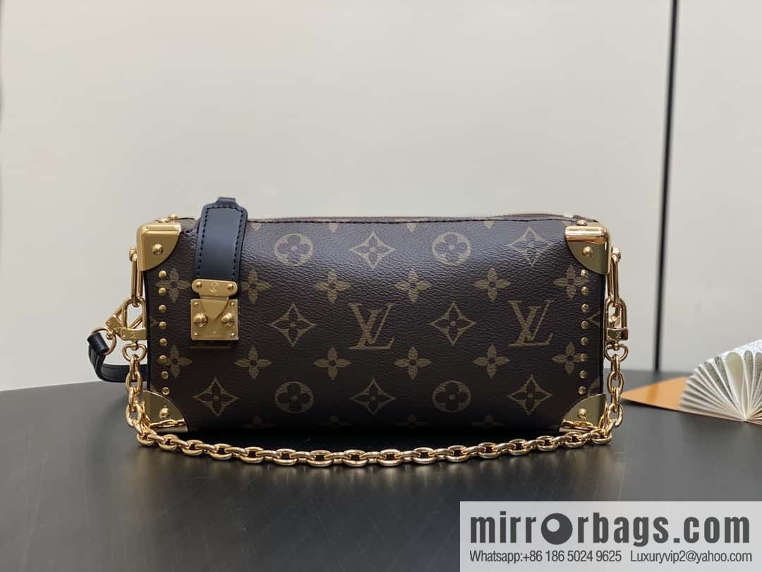 [Boutique‑grade] M20250 presbyopia/yellow flower, soft box series SLIM TRUNK handbag